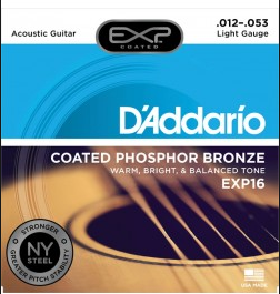 Dây Guitar Acoustic D'ADDARIO EXP16