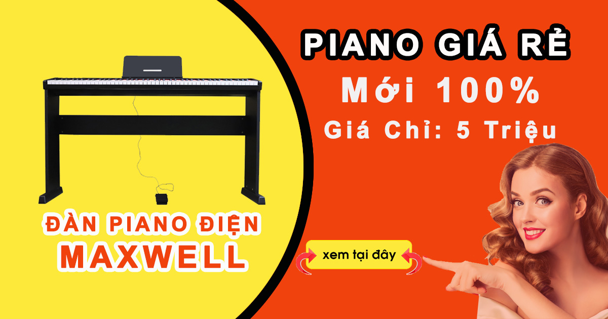 Đàn piano điện maxwell Max100 là dòng đàn piano điện giá rẻ dành cho người mới bắt đầu.