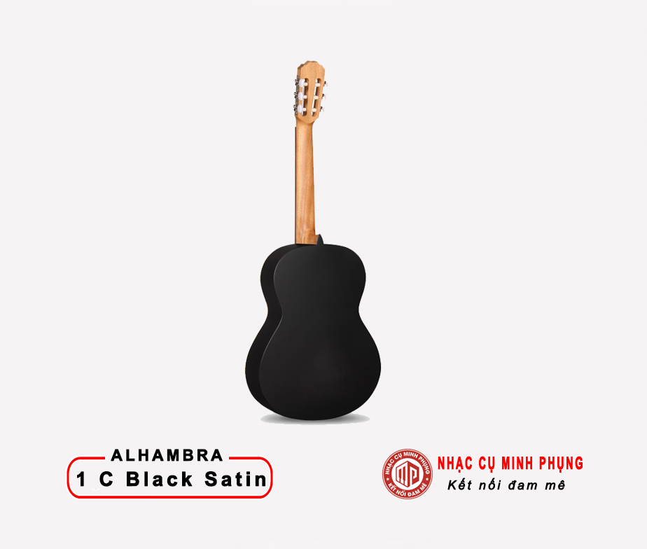 Đàn Guitar Classic Alhambra 1 C Satin Đen