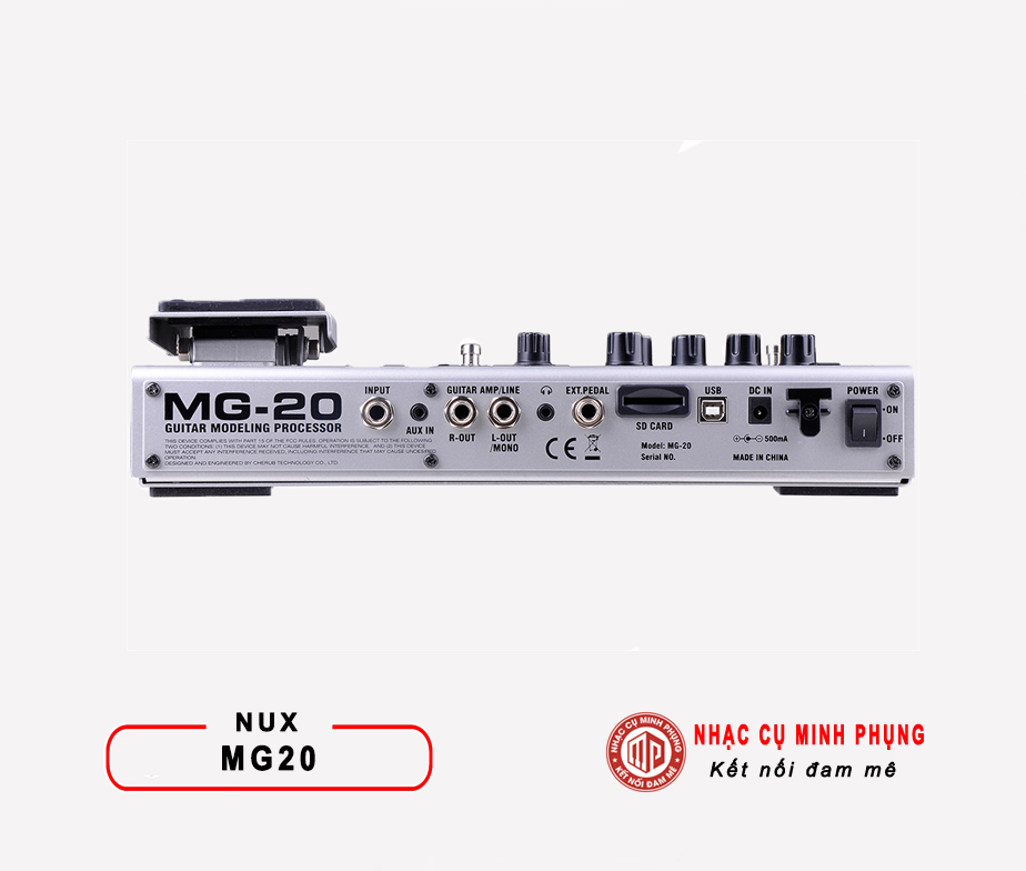 Phơ Guitar (Multi Effects) Nux MG-20