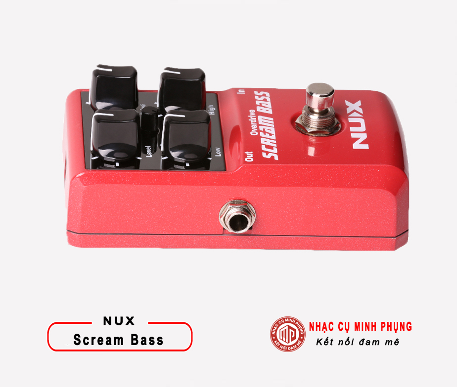 Overdrive Pedal Nux Scream Bass 
