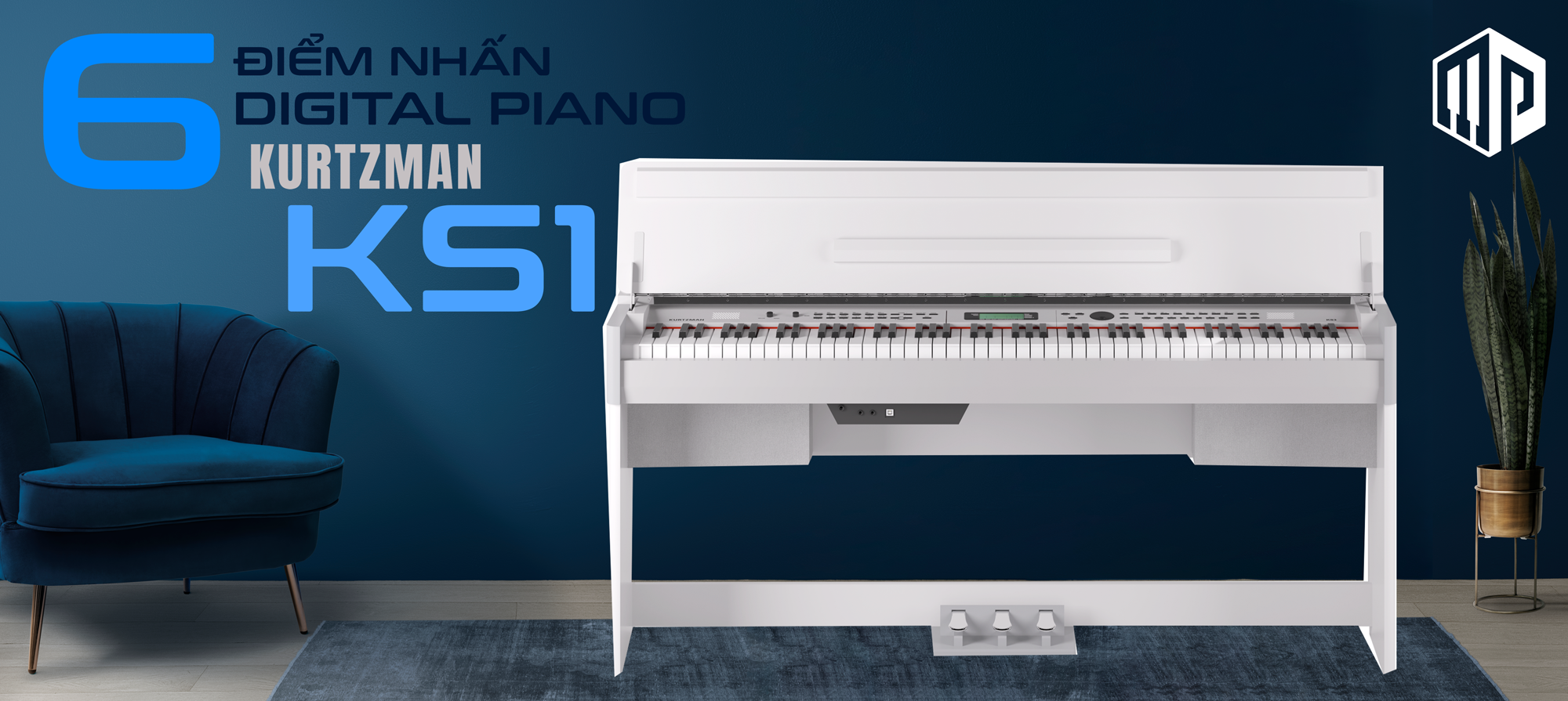 6 Tính năng khiến bạn muốn sở hữu ngay đàn piano điện Kurtzman KS1