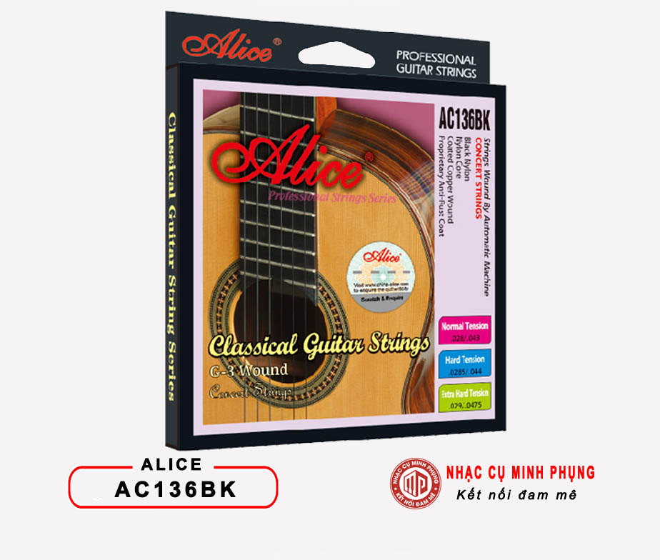 Dây Guitar CLASSIC ALICE AC136BK