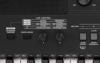 các nút điều khiển trên đàn Organ Yamaha E463