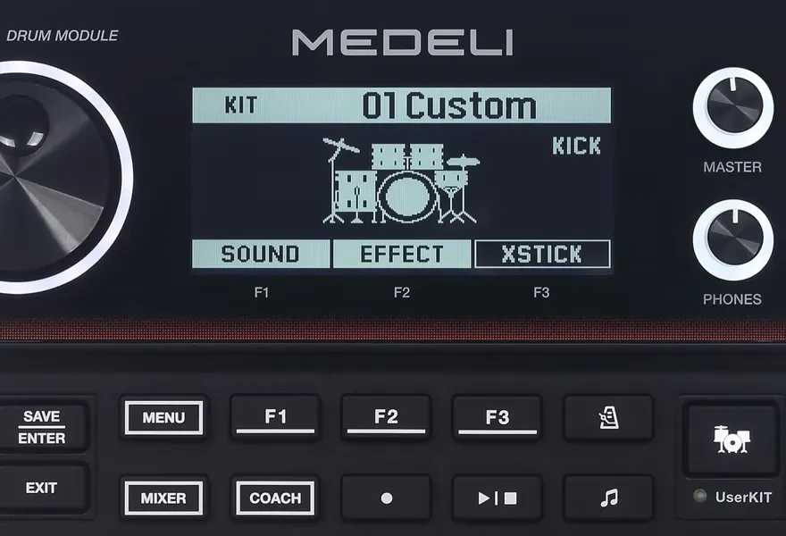 31 Preset Kit, bộ xử l&yacute; Compressor v&agrave; m&agrave;n h&igrave;nh 4.1" Backlit LCD