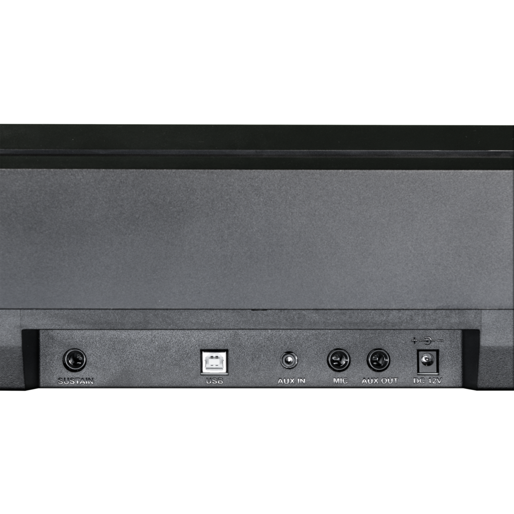 Đàn piano điện KURTZMAN P215 trang bị đầy đủ các cổng kết nối khác nhau
