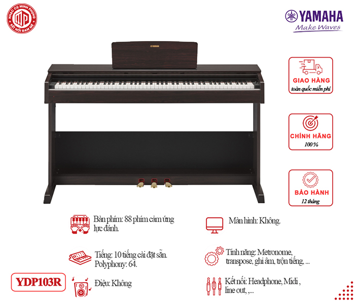 TOP 5 ĐỊA CHỈ BÁN ĐÀN PIANO ĐIỆN TẠI TPHCM