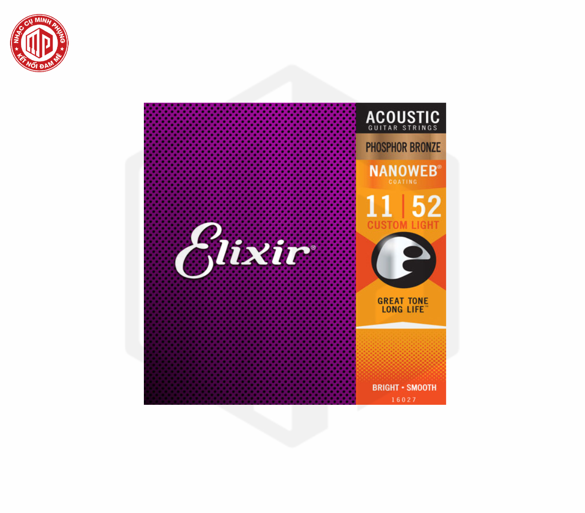 Dây Đàn Guitar Acoustic Elixir 16027