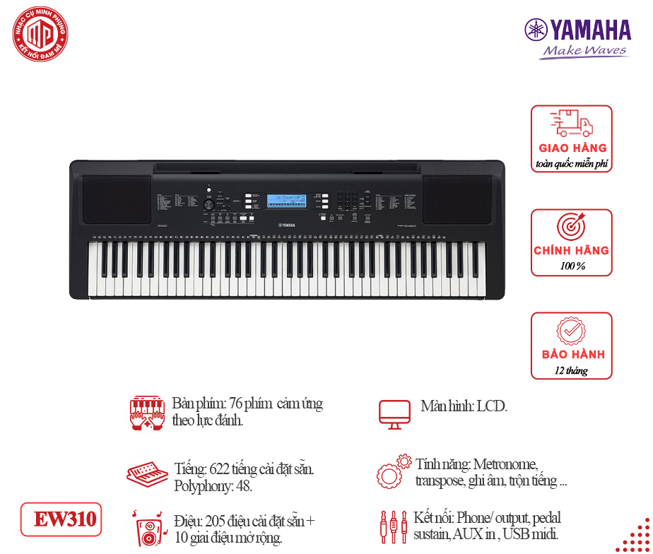 Đàn Organ Yamaha PSR EW310