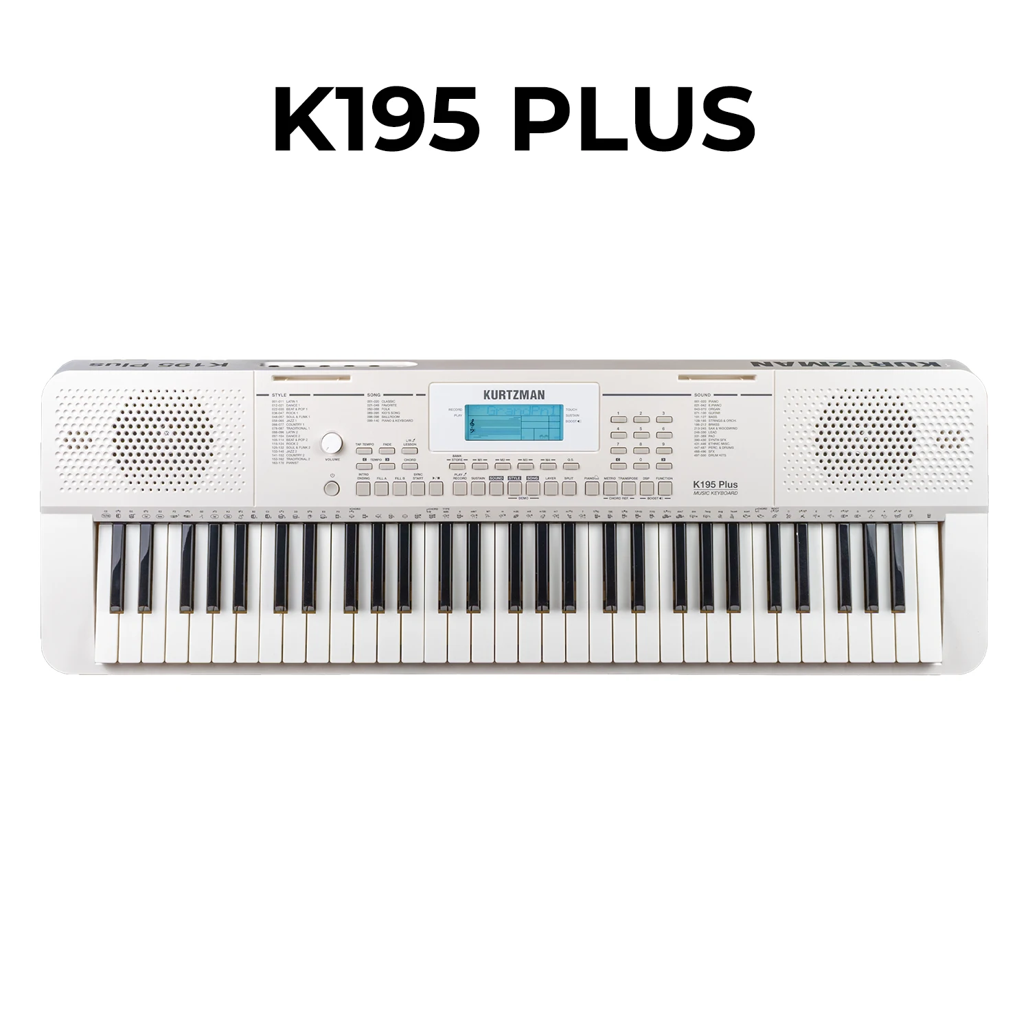 ĐÀN ORGAN KURTZMAN K195 PLUS - TRẮNG