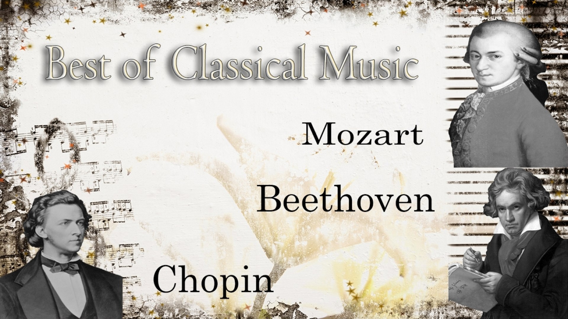 Mozart, Chopin and Beethoven