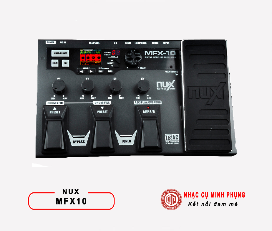 Phơ Guitar (Multi Effects) Nux MFX-10
